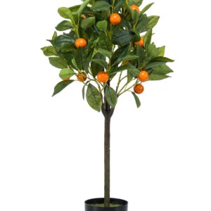 Artificial Citrus Orange Tree - 75cm Lifelike Decor