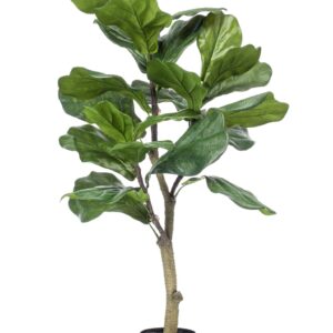 Artificial Fiddle Leaf Fig Plant - Green - 90 cm