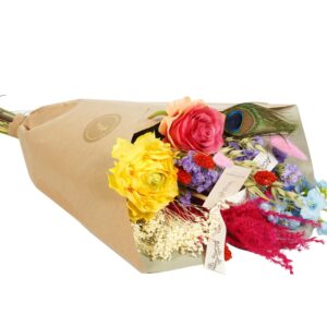 Dried & Silk Flowers - Summer Party - 4 Bouquets 55cm