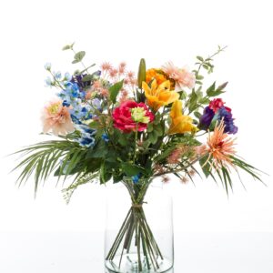 Vibrant Artificial Flower Bouquet - Pretty Powerful 67cm